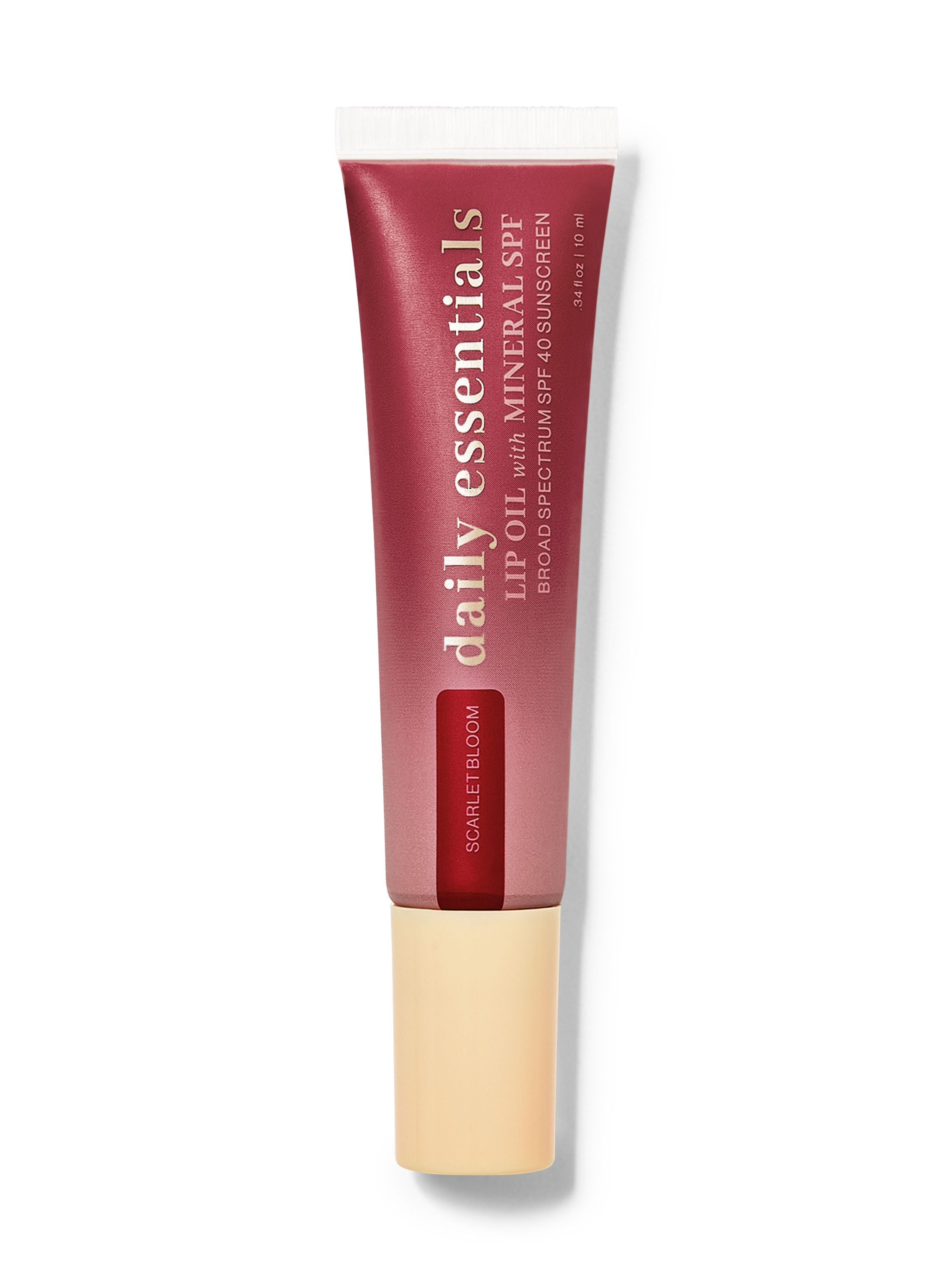 Scarlet Bloom Lip Oil with Mineral SPF 40