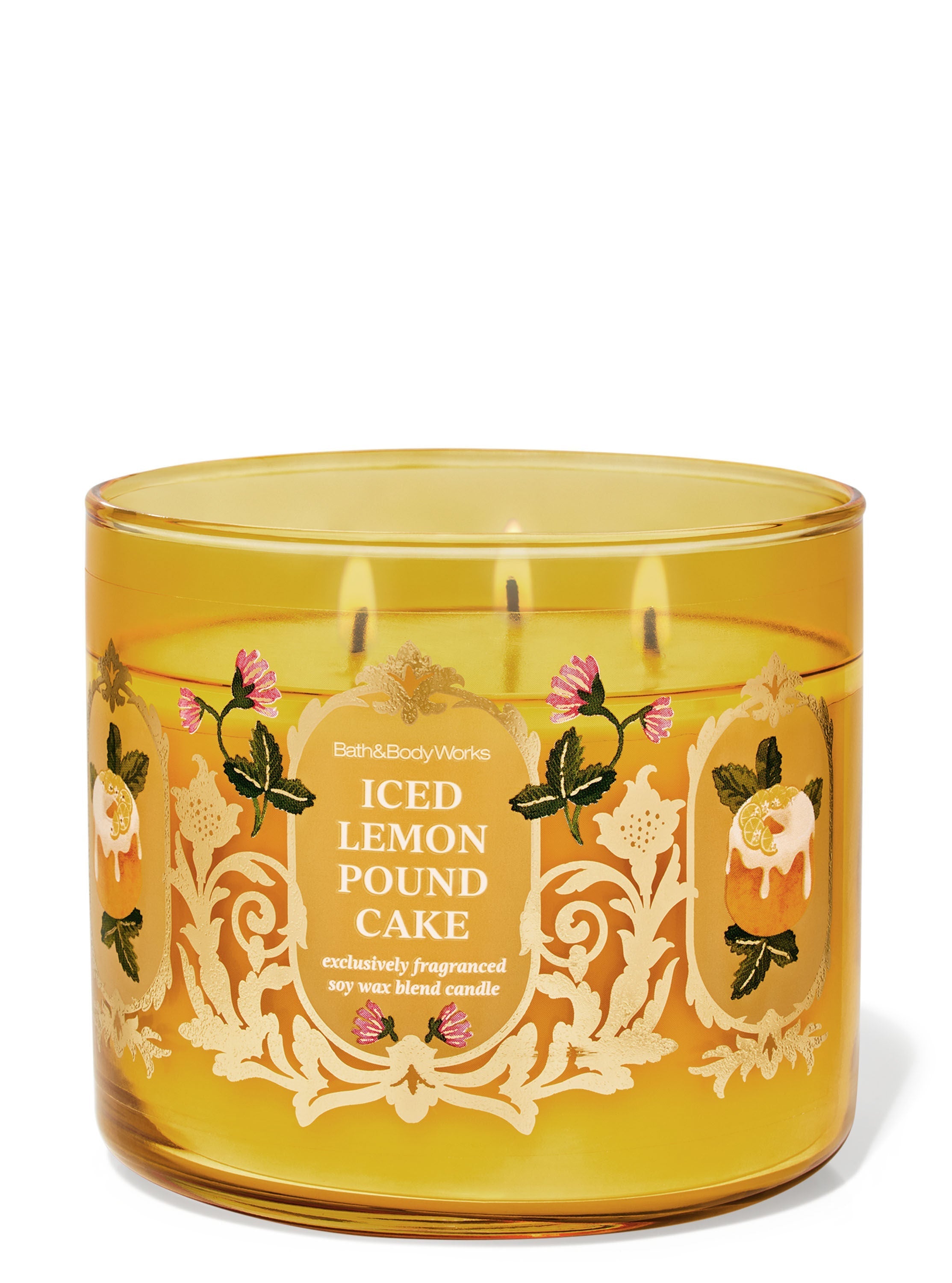 Iced Lemon Pound Cake 3-Wick Candle