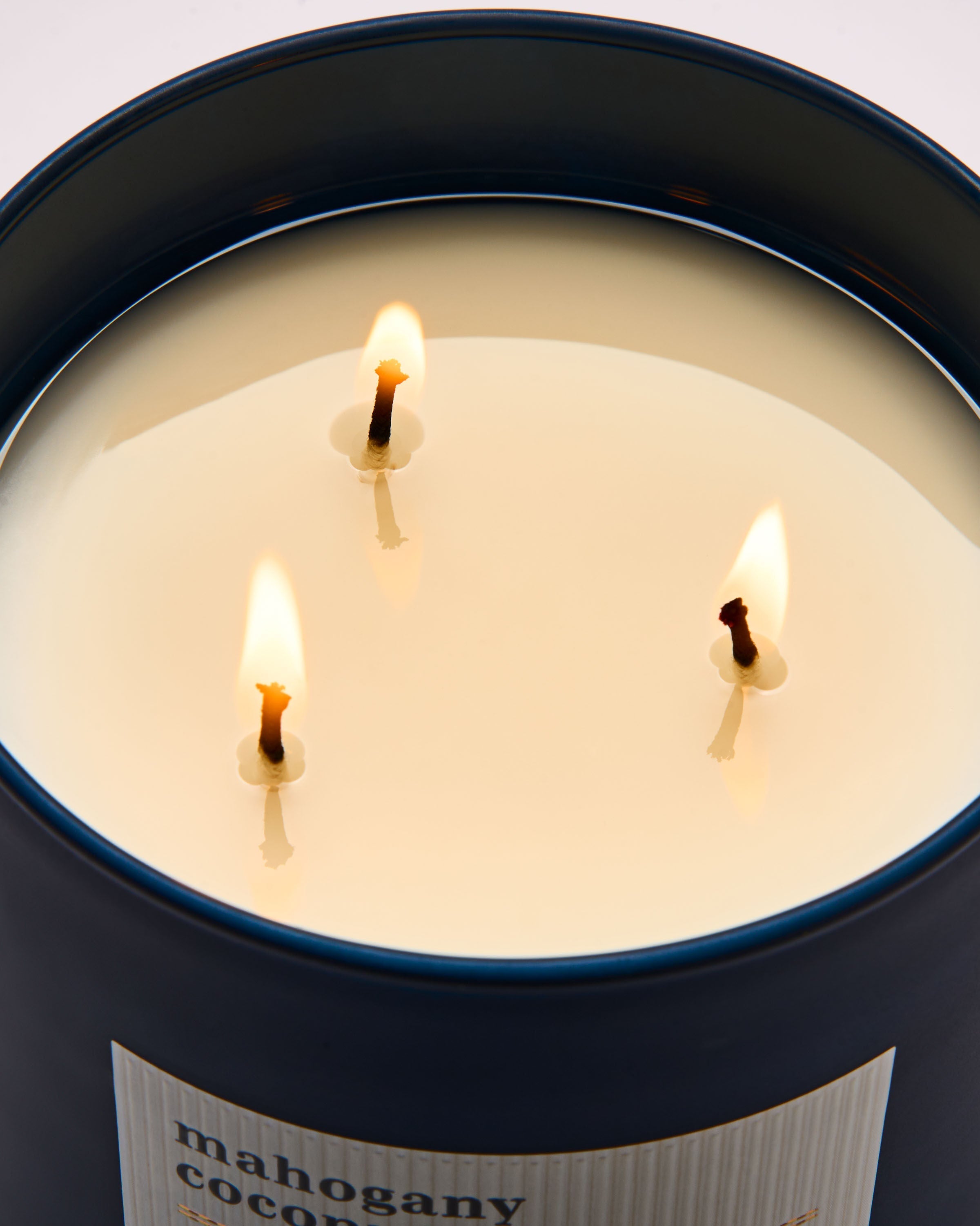 Mahogany Coconut 3-Wick Candle