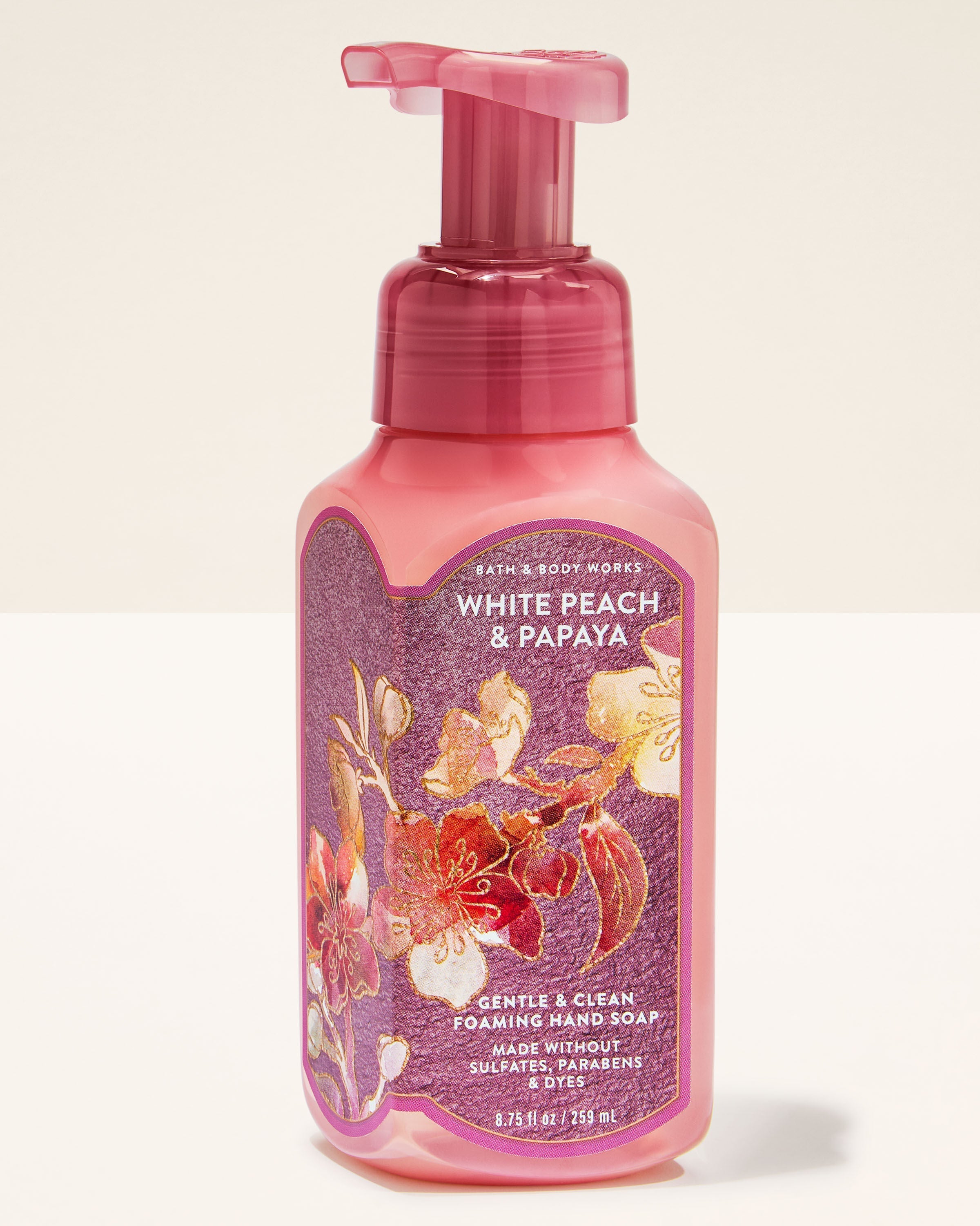 White Peach & Papaya Gentle & Clean Foaming Hand Soap